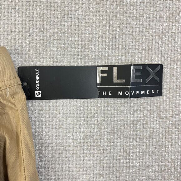 NEW Southpole Flex Jogger Pants Men's Medium Beige Tan FLEX The Movement - Picture 6 of 13